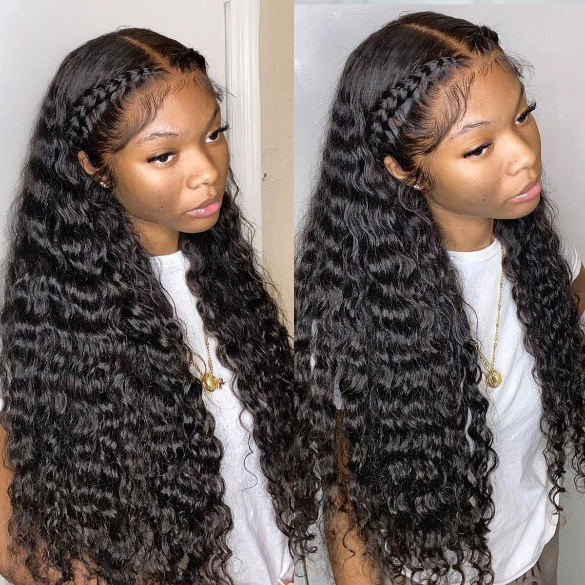 HD Deep Wave Frontal Wig