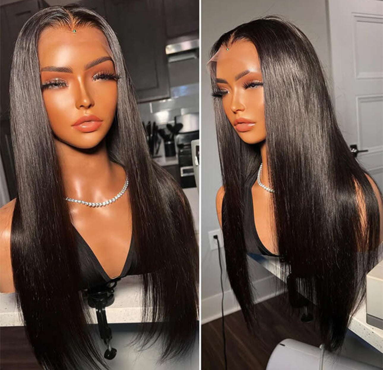 HD Straight Lace Closure Wig