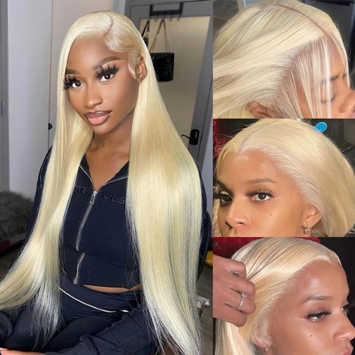 613 HD Straight Frontal Wig