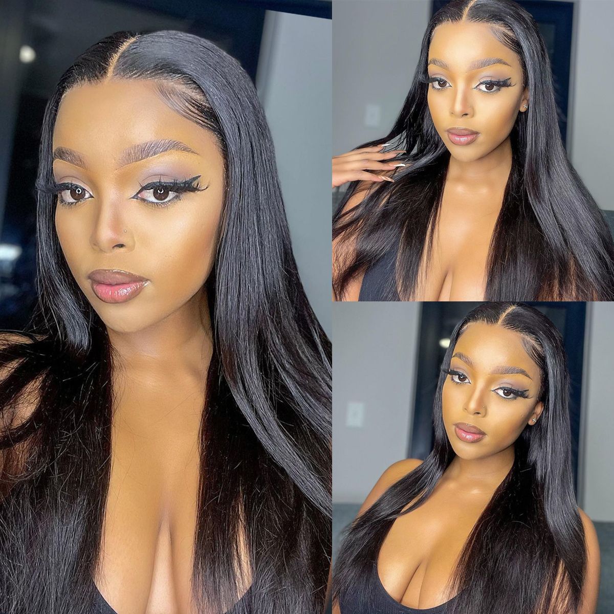 HD Straight Lace Closure Wig