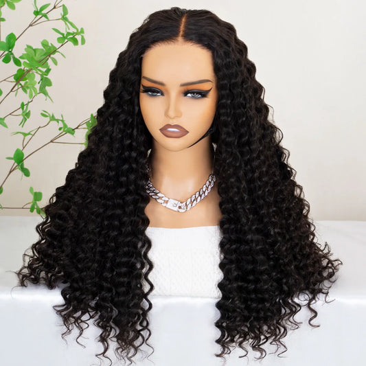 HD Deep Wave Lace Closure Wig