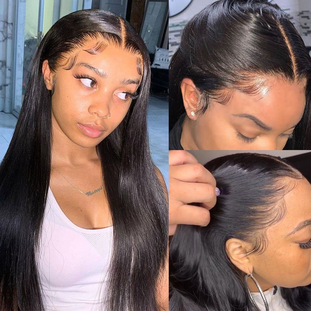 HD Straight Frontal Wig