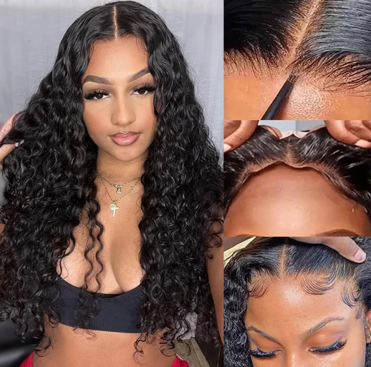 HD Exotic Wave Lace Closure Wig